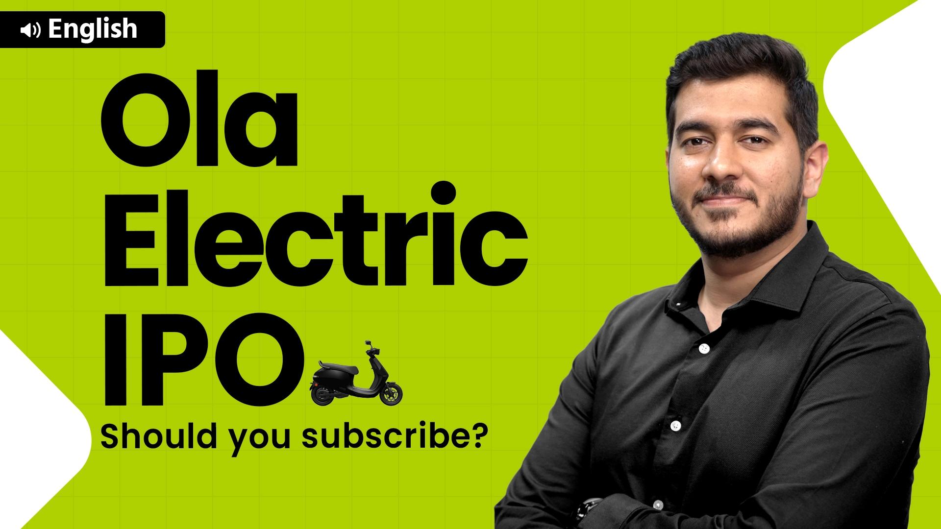 Picture of Ola Electric Mobility IPO - A Detailed Analysis - English